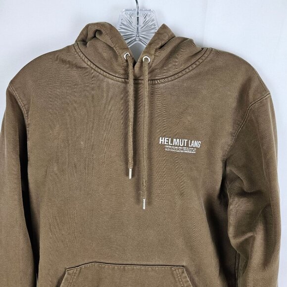 Helmut Lang Limited Edition Brown Pullover Hoodie Small Cotton - Picture 2 of 10